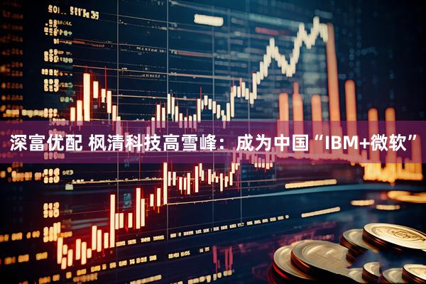 深富优配 枫清科技高雪峰：成为中国“IBM+微软”